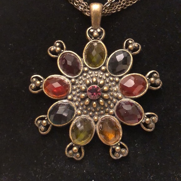 VINTAGE BIJOUX TERNER NECKLACE & EARRINGS NICKEL LEAD & CADMIUM FREE - # 542 - Picture 7 of 12